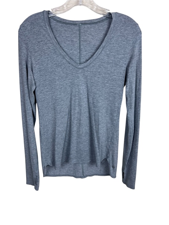 lululemon athletica Tops - Lululemon Circadian Long Sleeve V Neck Tee
Heathered Medium Grey